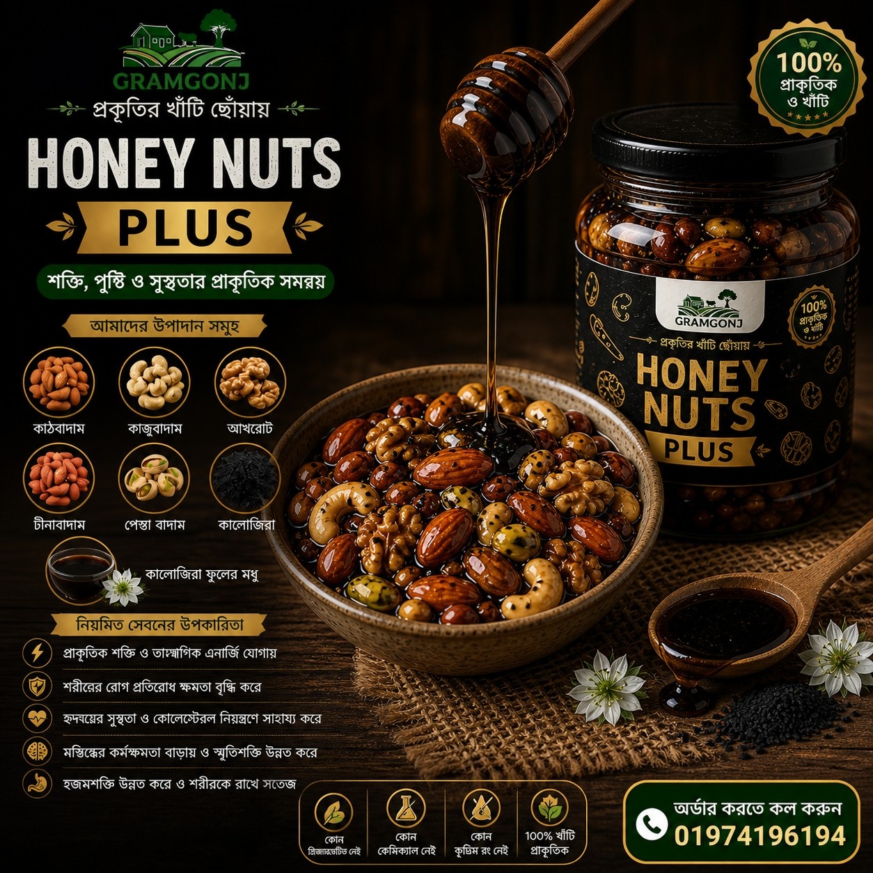 Honey Nuts (Plus+)